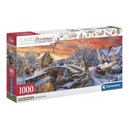 CLEMENTONI, PZL 1000 Panorama Christmas Over The Bridge Compact, 39999 - Image 2