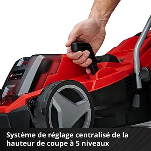 Einhell GE-CM 18/33 Li Cordless Lawnmower Power X-Change Kit (18V, Cutting Width 33cm, Recommended Area 200m²) with 4.0Ah Battery and Charger + GE-CT 18 Li Cordless Trimmer - Image 7