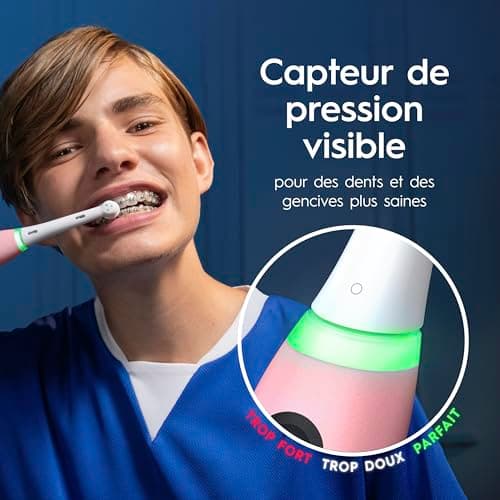 Oral-B iO 5N Electric Toothbrush Pink Connected Bluetooth 1 Brush 1 Travel Case - Image 7