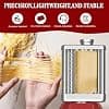 Pasta Accessory Kit for Kenwood KVC/KVL Food Processor, 3 in 1 Stainless Steel Pasta Maker with Pasta Roller, Spaghetti Cutter and Fettuccine Pasta Maker - Image 8