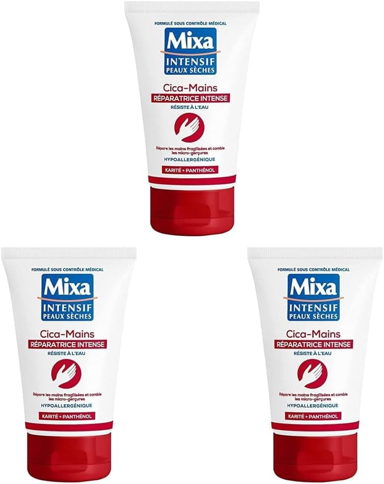 Mixa Mixa Cica Crème Mains Réparatrice Intense (Lot de 3)