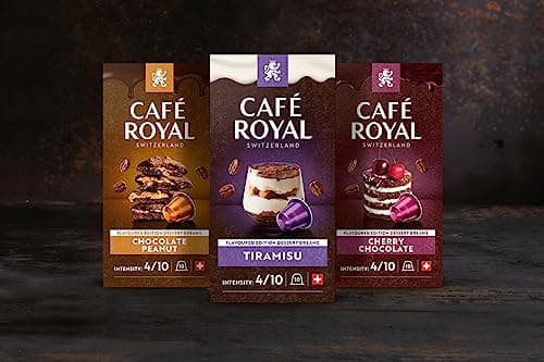 Café Royal Chocolate Peanut Limited Edition Nespresso Compatible Coffee Capsules, Chocolate & Peanut 4/10 Intensity, 100 Capsules - Image 7