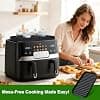 VINATO Silicone Mat for Air Fryer Storage Stand, for Ninja AF500EU AF400EU AF451EU, Accessories Cushion Mat for Foodi Max Dual Zone 9.5L-10.4L, Dustproof Easy to Clean - Image 8