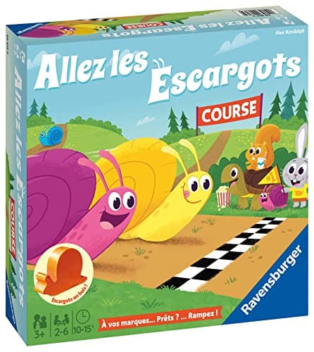 Ravensburger - Allez Les Escargots - Board Game 3 Years and Up - Snails Race - 2 to 6 Players - 20617 - French Version - Image 5