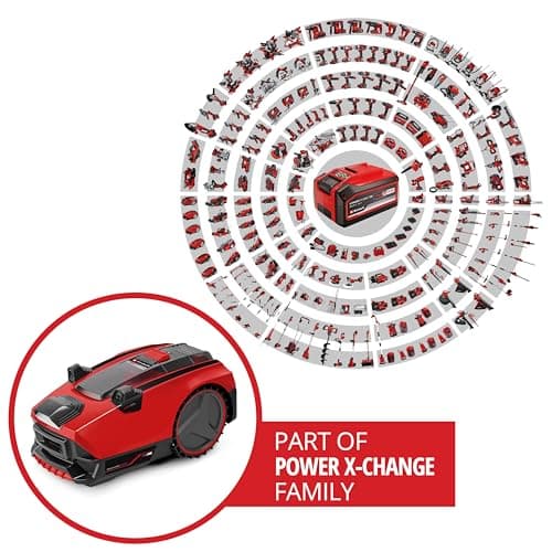 Einhell FREELEXO CAM 500 Power X-Change Robot Lawnmower (18 V, Brushless Motor, Integrated Camera, Lawn Area Max. 500 m²) Comes with 3.0 Ah Battery and Charger - Image 3