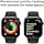 Apple Watch Series 10 [GPS, 42mm] - Jet Black Aluminum Case with Black Single Buckle Strap, Size 6 (Refurbished) - Image 5