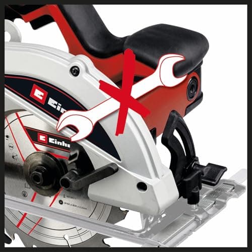 Einhell Circular saw Ø160 mm TC-CS 1250 (1250 W, 5500 rpm, tool-less adjustment depth/tilt, auxiliary handle) - Image 3