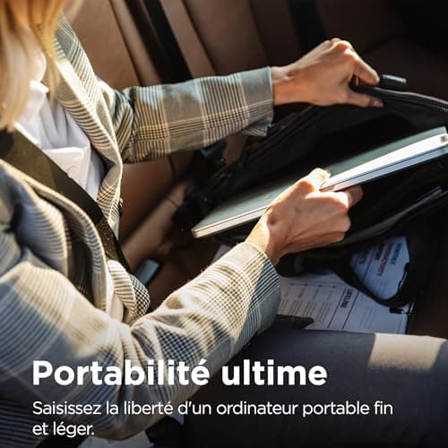 Lenovo IdeaPad Slim 3 Chrome 14M868 – Laptop 14 Inches FHD (MediaTek Kompanio 520, 4GB RAM, 128GB SSD, Arm Mali-G52 2EE MC2 GPU, Chrome OS) French AZERTY Keyboard – Grey - Image 5
