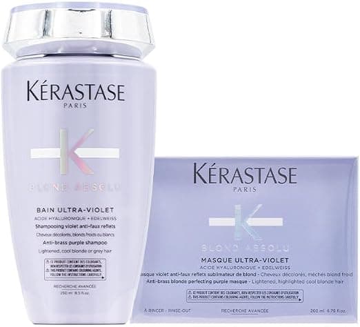 Kerastase Blond Absolu Bain Ultra Violet 250 ml Mask Ultra Violet 200 ml