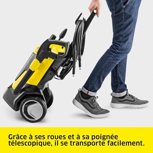 Kärcher High Pressure Washer K 7 WCM FJ, Max. Pressure 180 Bar, Flow Rate: 600 l/h, Surface: 60 m²/h, Weight: 17.1 kg, HP Gun, Vario Power Lance, Rotabuse, Foam Nozzle - Image 7