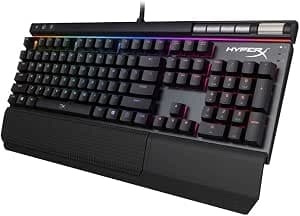 HyperX Alloy Elite RGB Mechanical Gaming Keyboard, Cherry MX Red, RGB LED (HX-KB2RD2-US/R1)