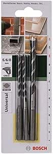 Bosch Accessories DIY 3 Multi Purpose Quick Drill Bits (SDS Quick, Diameter 5/6/8 mm, Accessories Chisel Hammer)