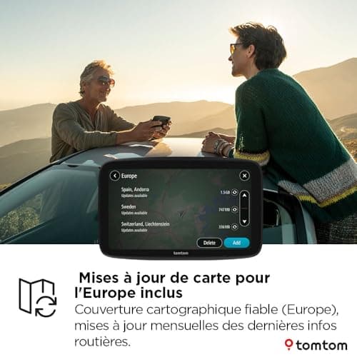 TomTom GO Classic 2nd Generation Car GPS (6 Inch, Traffic Info, Hazard Alerts Test, EU Maps, Update via WiFi, Lane Change Guide, Integrated Reversible Mount) - Image 5