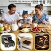 Airfryer Accessories for Ninja AF400EU, AF451EU, SL400EU, AF500DE Double Insert for Hot Air Fryer, Silicone Belgian Air Fryer Accessory - Image 5