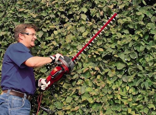 Einhell Electric Hedge Trimmer GE-EH 6560 (650 W, Cutting Length 60 cm, Blade Length 66 cm, Teeth Spacing 30 mm, Great Hand Protection) - Image 3