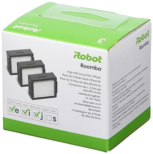 iRobot 4624876, 3 x Filter for Roomba Robot Vacuum Cleaners I and E Series, Black and White - Image 7