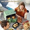 Air Fryer Accessory, For Ninja Foodi AF400EU AF300EU 9.5L, Air Fryer Pot for Instant Pot Dual Air Fryer, 2 Pieces Silicone Mould Air Fryer Accessories - Image 4