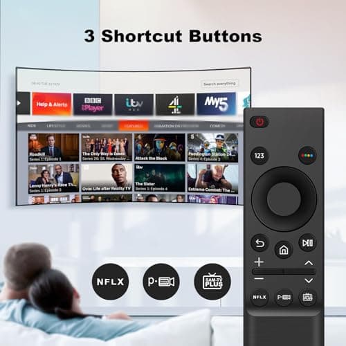 BN59-01358B Replacement Remote Control Compatible with All Samsung LED QLED UHD SUHD HDR LCD Smart TVs, Netflix Buttons, Prime Video, Samsung TV - Image 7