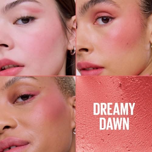 Maybelline New York – Multi-Purpose Foam Blush – Cheeks & Lips – Blurred Matte Finish – Light Texture – Lasts up to 14 Hours – Transfer Resistant – Cloudtopia – Shade : 09 Dreamy Dawn - Image 4