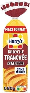 Harry's Classic Sliced Brioche: Gourmet Recipe 680 g No Additives - Ideal for Breakfast - Quality Buns and Milk Breads - Pack of 3