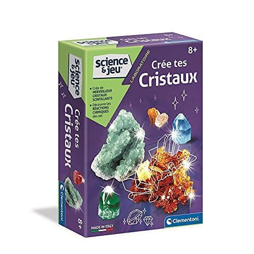 Clementoni | Science & Play – Create Your Crystals for Children 8+ | Scientific Kit with Alum, Tubes and Glasses | Chemistry Experiments to Make at Home | Fun & Educational Activity - Image 2