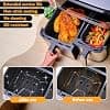 Air Fryer Accessories for Air Fryer Moulinex XXL 11L, Moulds Silicone Air Fryer Moulinex with Air Fryer Grill, Toast Grill, Cake Mould for Moulinex EZ942B - Image 5