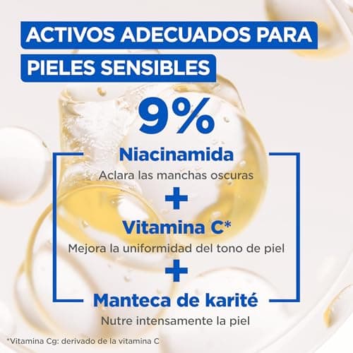 Mixa Crème Hydratante Anti-Taches, Pour Peau Sèche et Terne, Peau Hydratée pendant 48H, Teint Lumineux et Uniforme, Avec 9% de Niacinamide, Vitamine C et Beurre de Karité, Niacinamide Bright, 400 ml - Image 7