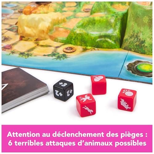 JUMANJI The Island of Danger - Jumanji 3D Game - Board Game with Many Challenges - Jumanji Movie Atmosphere - Family Board Game - French Version - Child Game 8+ Years and Above - Image 7