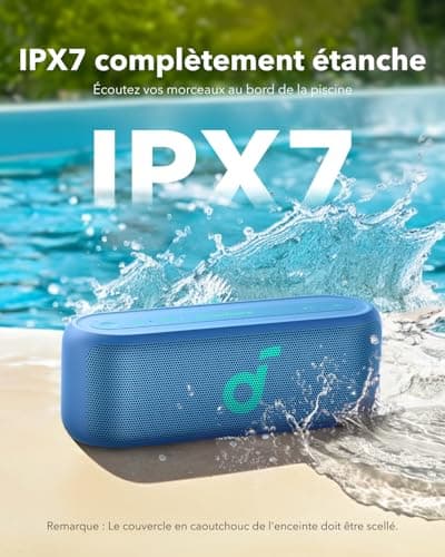Soundcore Select 2S Mini Portable Bluetooth Speaker with 20W Stereo Sound, BassUp Technology, 16H, Wireless Stereo Pairing and IPX7 Waterproof for Hiking and Outdoor Adventures - Image 6