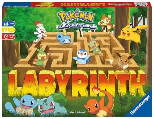 Ravensburger - Pokemon Maze Board Game - Pokemon Maze Game - Family - 2-4 Players from 7 Years Old - Pikachu Bulbasicar Charmander Squirrel - 26949 - Image 3