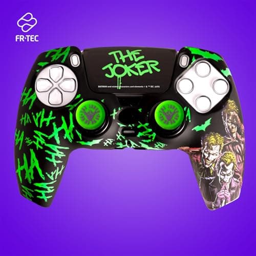 FRTEC Joker Combo Pack PS5 Controller, Hard Shell + Grips + Touchpad Sticker for DualSense, PS5, Officially Licensed - Image 3