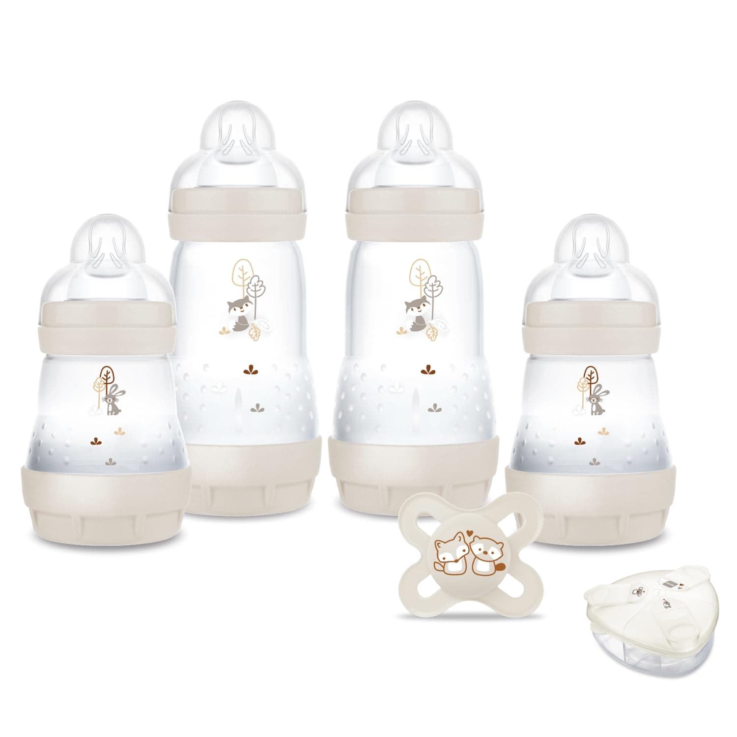 MAM Newborn Set Sand 4 Bottles + 1 Dummy + 1 Measuring Box - Image 9