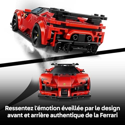 LEGO Speed Champions Voiture de Course Ferrari SF90 XX Stradale - Jouet Voiture - Maquette - Minifigurine Collector de Pilote - Cadeau d'anniversaire Garçon dès 9 Ans ou Fan de Sport Automobile 77254 - Image 5