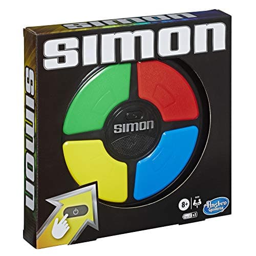 Hasbro Gaming Simon Classic Electronic Memory Game for Children and Families, 8 Years Old, with Sounds and Lights, Compact Size, Travel Games, Family and Friends - Image 4