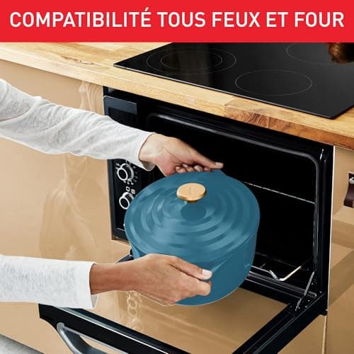 Tefal Air Soft Light Casserole Dish 24 cm Lightweight Cast Aluminium Condensing Lid Easy Clean E2704604 - Image 7