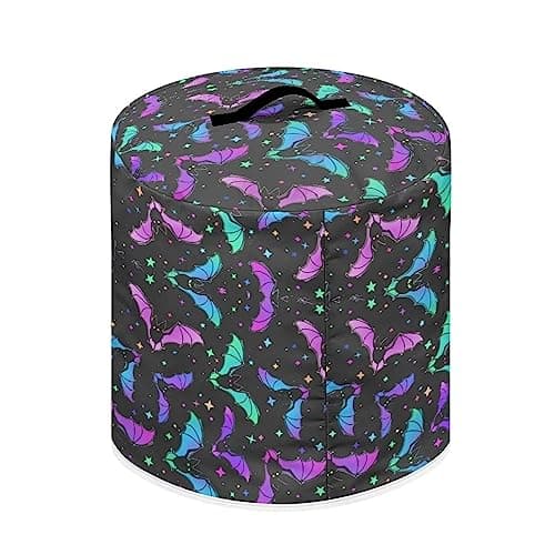 Halloween Bat Air Fryer Cover with Top Handle and Storage Pockets, Dust Cover Compatible with Instant Pot Dust Protector for - Image 3