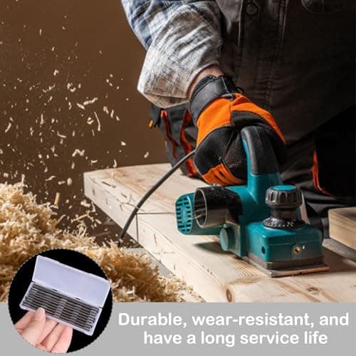 10 Pieces HSS Planer Blade, 82 mm Reversible Planer Blade, Electric Planer Blade Set for Woodworking Machines, Planers MAKlTA, Bosch - Image 7