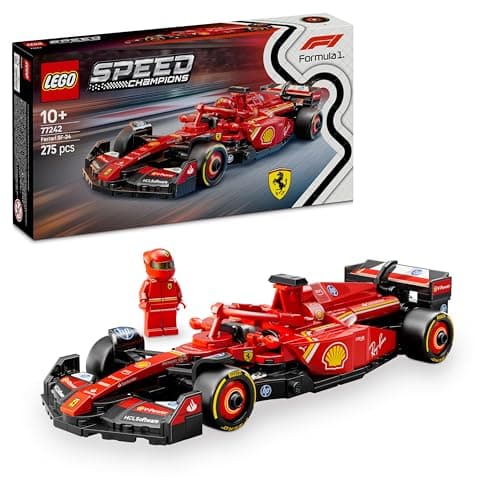 LEGO Speed Champions Voiture F1 Ferrari SF-24 - Jeu de Construction avec véhicule de Course - Inclut minifigurine Collector de Pilote de Formule 1 - Idée Cadeau pour garçon ou Fille 77242 - Image 2