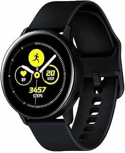 Samsung - Galaxy Watch Active - Pure Black - French Version