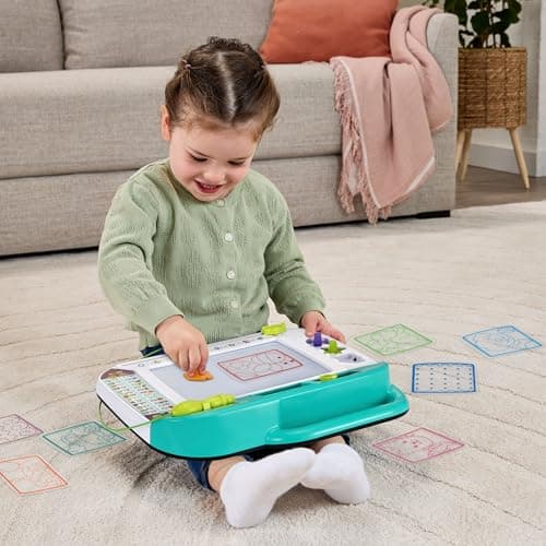 VTech - My Interactive Apprentice and Writing Slate - Children's Drawing Tablet - Magic Slate with Stylus, Stencils and Stamps - Educational Toy - Gift for Children from 3 Years Old - Content in - Image 7