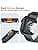 Amizee Metal Case Compatible with Apple Watch Series 11/10 46mm with Back Cover, Heavy Duty Protective Anti-Scratch Case for iWatch 46mm, Black - Image 7