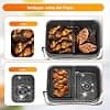 Silicone Air Fryer Mould Set for Ninja 10.4L AF500EU, Air Fryer Mould for Ninja Foodi Flexdrawer 10.4L, Reusable 10.4L Airfryer Dish Ideal for Family/Friends Gatherings, Party - Image 8