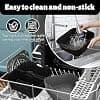 4 x Silicone Air Fryer Moulds, 4.5L-8L, Air Fryer Accessory for Moulinex, Russell Hobbs, Ninja, COSORI, Philips, Reusable Silicone Liners for Air Fryer, Microwave, Oven - Image 7