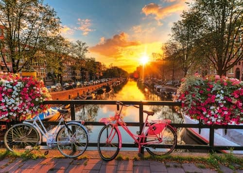 Ravensburger - Puzzle Amsterdam - 1000 piece bicycle puzzle - Adults and children from 14 years old - 1200066 - Image 2