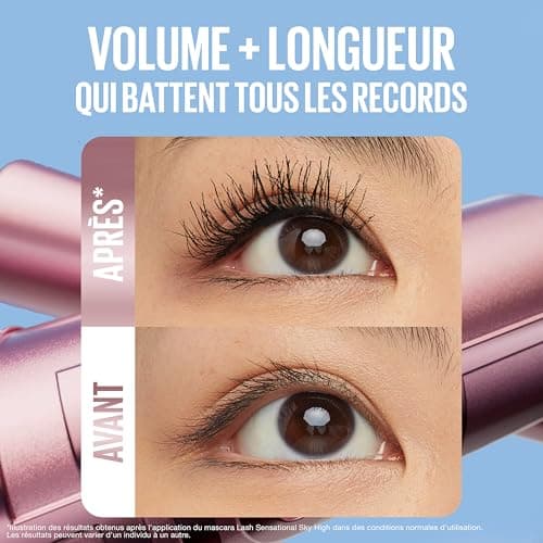 Maybelline Lash Sensational Sky High Waterproof Mascara 5ml - Black - Image 4