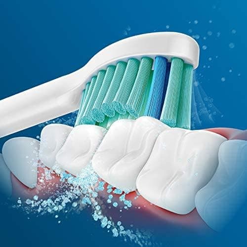 Philips Sonicare, Têtes de brosses à dents électriques soniques ProResults Standard, Blanc, Lot de 10, modèle HX6010/32 - Image 9