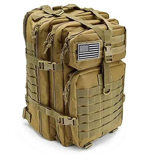 QT&QY 45L Military Tactical Backpack for Men Camping Hiking Trekking Molle Survival Backpack 3 Day Assault Pack - Image 3