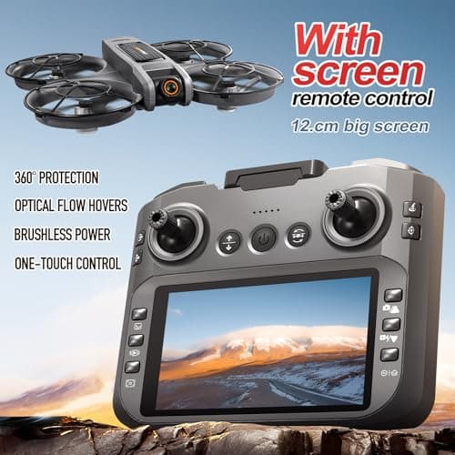 S156 Drone with 720P HD Camera for Children and Beginners, Dual Camera, Automatic Takeoff/Landing, Obstacle Avoidance, Hovering Optic, 360° Flip,Ideal Gift Toy (Black) - Image 5