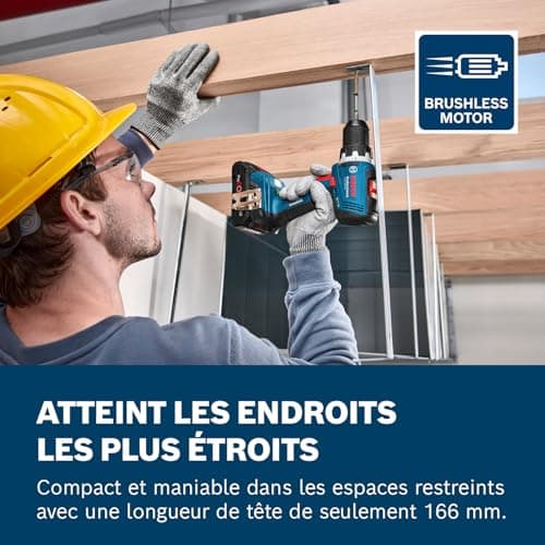 Bosch Professional 18V System Cordless Drill Driver GSR 18V-65 (Brushless Motor, Head Length 166, Without Battery/Charger) - Image 4