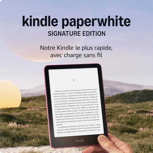 All-new Amazon Kindle Paperwhite Signature Edition (32 GB) – Our fastest Kindle with an auto-adjusting front light, wireless charging and weeks of battery life – Metallic Raspberry - Image 2